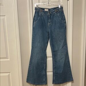 Pilcro Flare Women's Jeans in Denim Blue